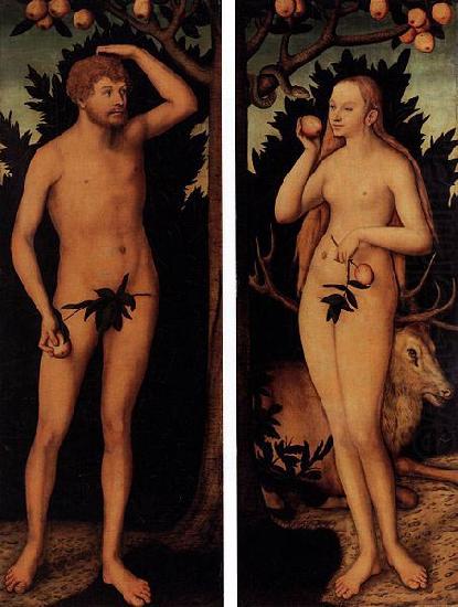 Adam and Eve, Lucas Cranach the Younger